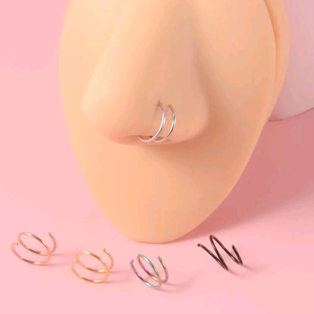 4 nose rings